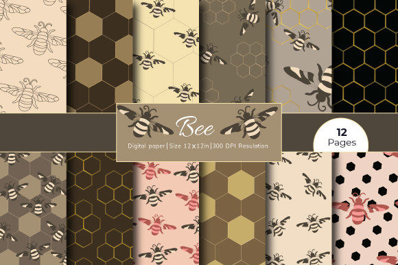 Bee Digital Paper Patterns: A Versatile Tool for Creative Workflows