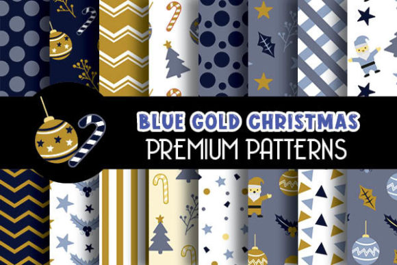 Blue Christmas Digital Papers Patterns: A Strategic Tool for Creative Projects