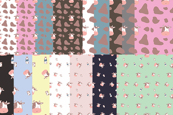Cow and Milk Patterns: A Unique Blend of Creativity and Simplicity