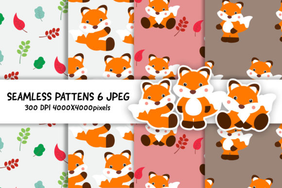 Cute Little Fox Seamless Patterns: A Strategic Tool for Creative and Business Applications