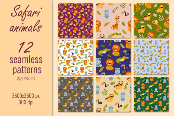 Safari Animals - Patterns: Creative Inspiration for Every Project